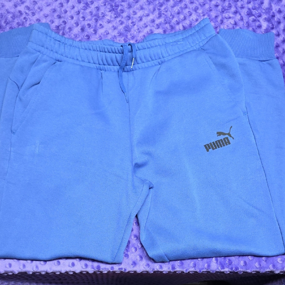 Puma Men Vibrant Blue Joggers